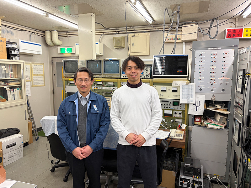 片渕准教授と藤原さん